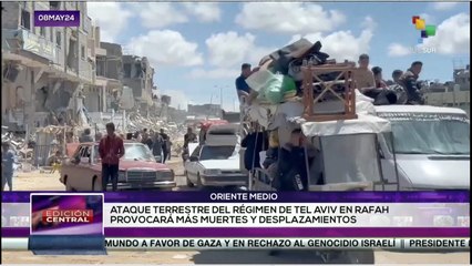 Tropas sionistas intensificaron los bombardeos en cruce fronterizo de Rafah