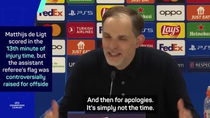 Tuchel refuses to accept referee's apology