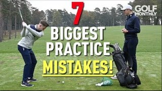 Common Golf Practice Mistakes