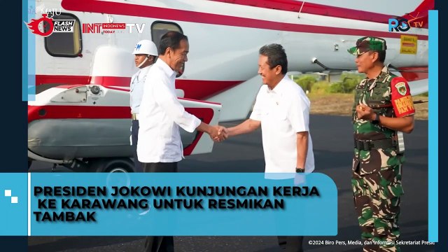 Jokowi Kunker Ke Karawang Resmikan Pusat Budidaya