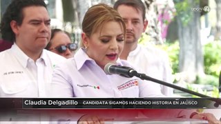 Claudia Delgadilo hace un llamado a la paz para llevar lo que resta del proceso electoral