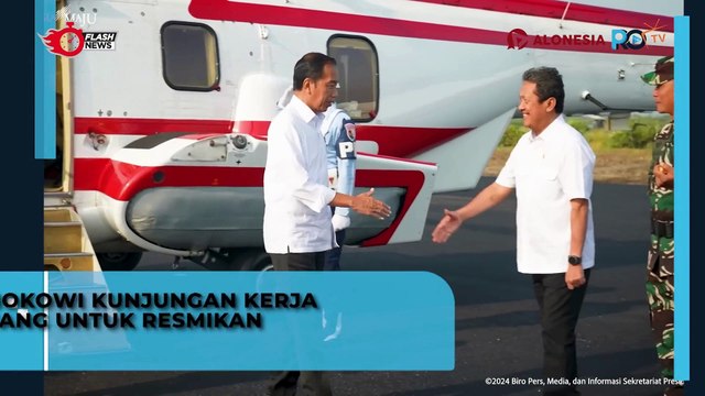 Presiden Jokowi Kunjungan Kerja ke Karawang untuk Resmikan Tambak