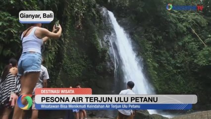 Pesona Air Terjun Ulu Petanu di Gianyar Bali