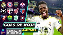 ⚽️ TODOS OS GOLS DESTA QUARTA 08/05/2024 GOLS DE HOJE,GOLS DO DIA, LIBERTADORES,SULAMERICANA E 