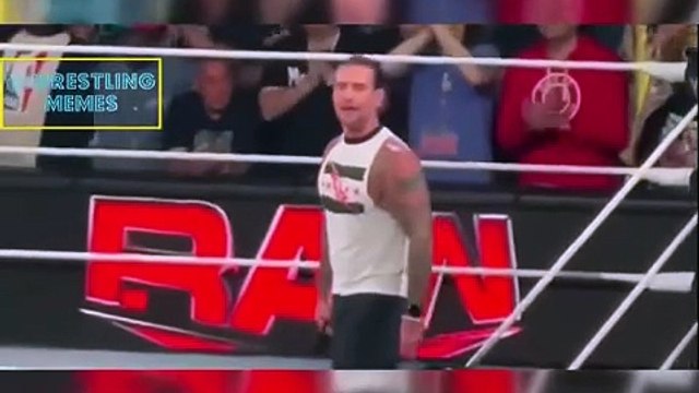 CM Punk at WWE RAW
