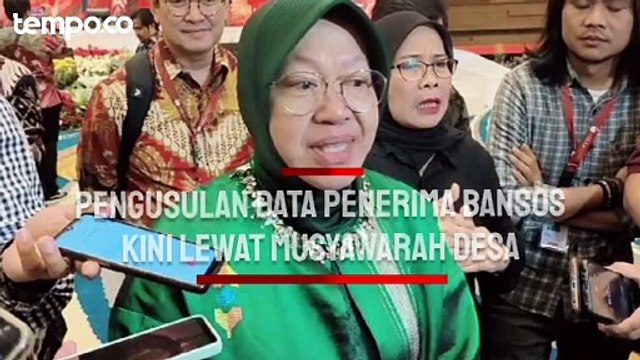 Mensos Risma Sebut Pengusulan Data Penerima Bansos Kini Harus Melalui Musyawarah Desa