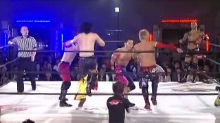 19th April 2012 MAD BLANKEY (Akira Tozawa, BxB Hulk & Cyber Kong) vs. WORLD-1 International (Masato Yoshino & Ricochet) & Eita Kobayashi