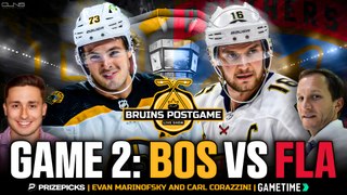 LIVE: Bruins vs Panthers Game 2 Postgame Show