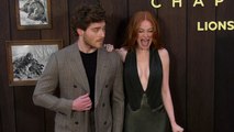 A funny moment with Madelaine Petsch & Froy Gutierrez at the premiere of 