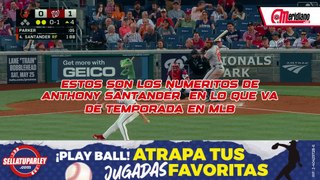 ¡Estos son los numeritos de Anthony Santander en lo que va de temporada en la MLB!