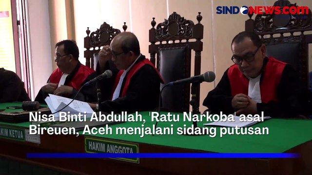 'Ratu Narkoba' Asal Aceh dan Suaminya Divonis Mati di PN Medan