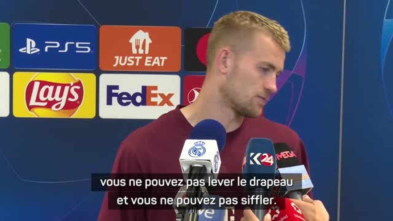Bayern Munich - de Ligt : “À la dernière minute d’une 1/2 finale, vous ne pouvez pas lever le drapeau et siffler”