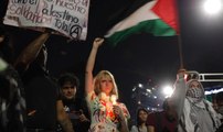 Protestan en la embajada de Israel en México contra el genocidio en Palestina