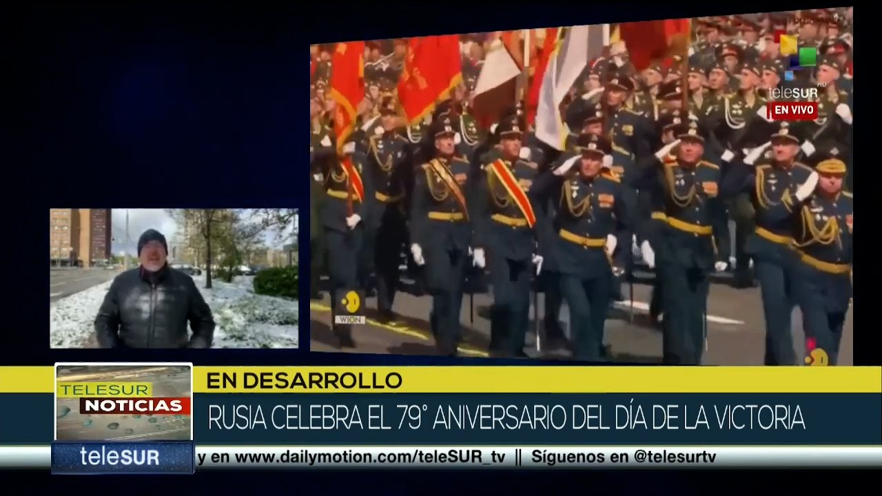 El pueblo de Rusia celebra el 79° aniversario del Día de la Victoria