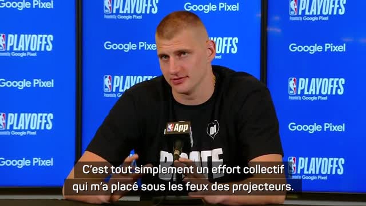 Nuggets - Jokić MVP pour la 3ème fois : “Un héritage pour après la carrière”