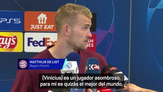 De Ligt lo tiene muy claro: Vinicius es el mejor del mundo
