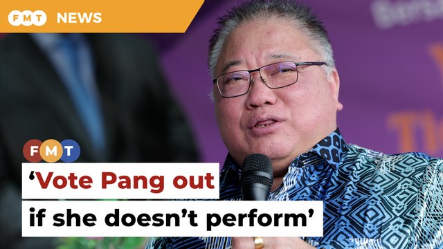 Back Pang but vote her out if she doesn’t perform, says Tiong