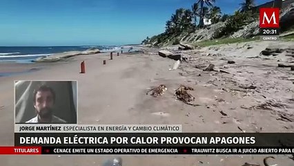 Cambio climático provoca apagón masivo en México