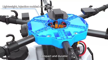 E610M lightweight frame, six-axis drone less than 25kg, easy assembly and low maintenance cost