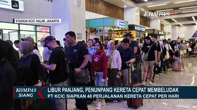 Libur Panjang Kenaikan Isa Almasih 2024, Pengguna Kereta Cepat Jakarta-Bandung Membludak!