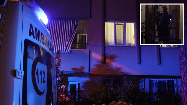 Annesi ve oğlu evdeyken, oturdukları daireyi benzin dökerek yakmaya kalkıştı