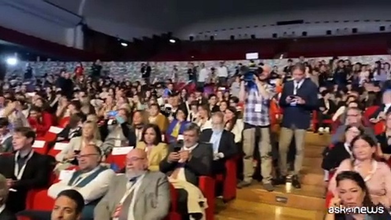 La ministra Eugenia Roccella contestata agli St...