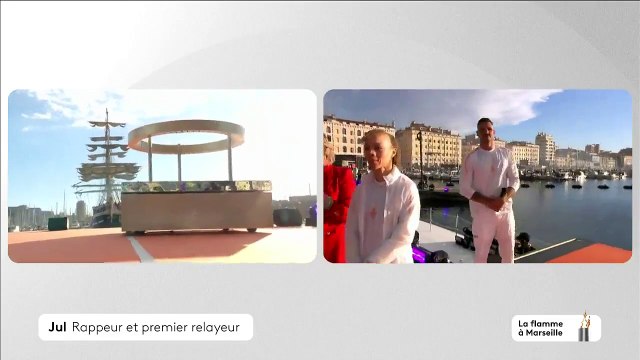 « La culture des débiles » : Jul allume le chaudron olympique à Marseille, les internautes indignés