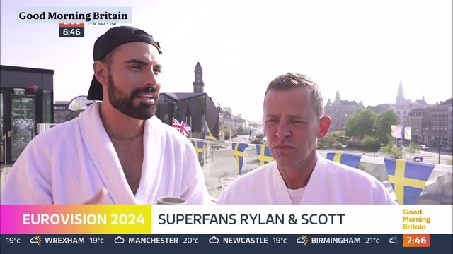 Rylan Clark says people have “the right” to protest but Eurovision is “about the music”