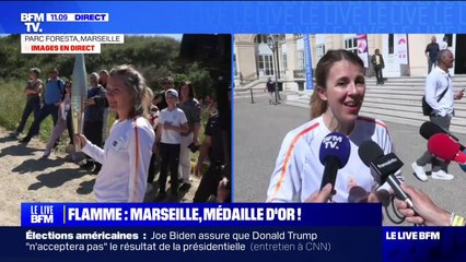 "J'ai fait des footings de six minutes": Nicole Ferroni raconte son entraînement avant de porter la flamme olympique