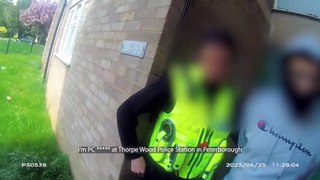 “Ahh there’s something down your pants, isn’t there” – police footage of stop-search on Peterborough drug dealer