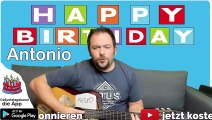 Happy Birthday, Antonio! Geburtstagsgrüße an Antonio