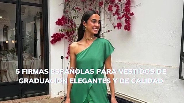 5 marcas españolas para vestidos de graduación estilosos
