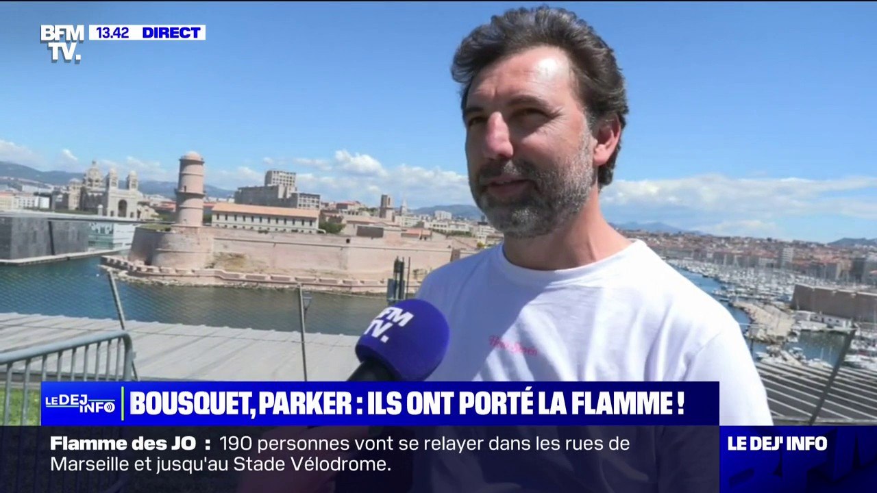 Pour ce Marseillais, "le monde entier va redécouvrir cette ville exceptionnelle" avec le passage de la flamme olympique