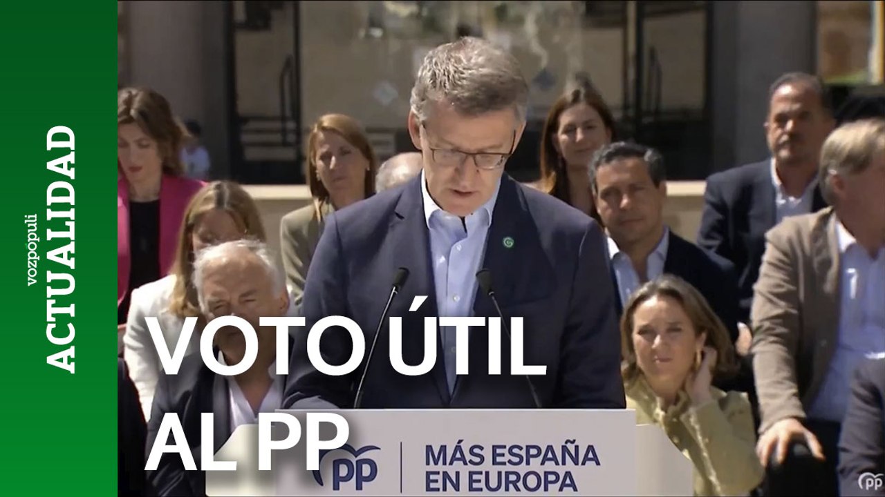 Feijóo se aferra al voto útil al PP en Cataluña para frenar al independentismo: "La división resta escaños"