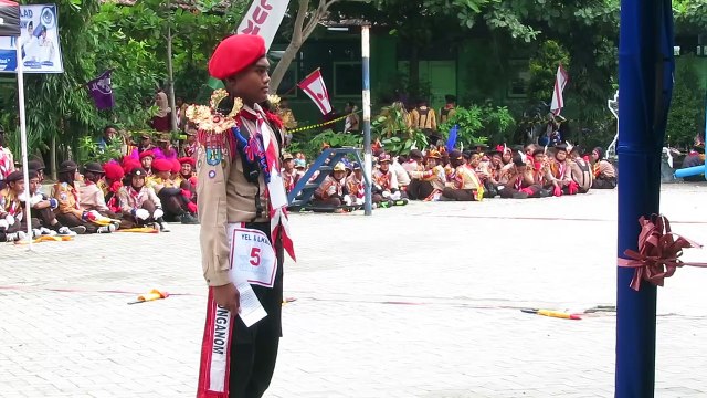 Lomba Kreasi baris Berbaris Pramuka Penggalang