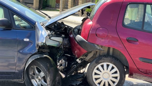 Brzesko - wypadek w centrum miasta, duże utrudnienia