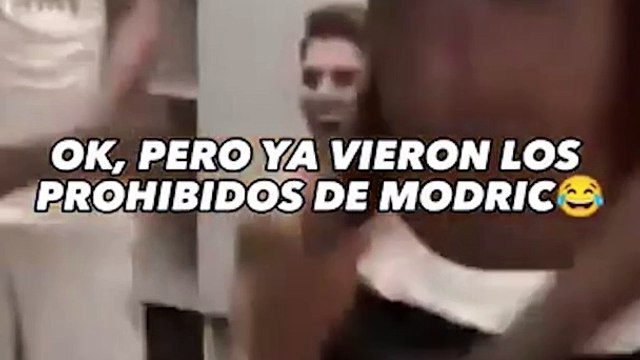 El momentazo de Rüdiger acordándose del baile viral de Modric