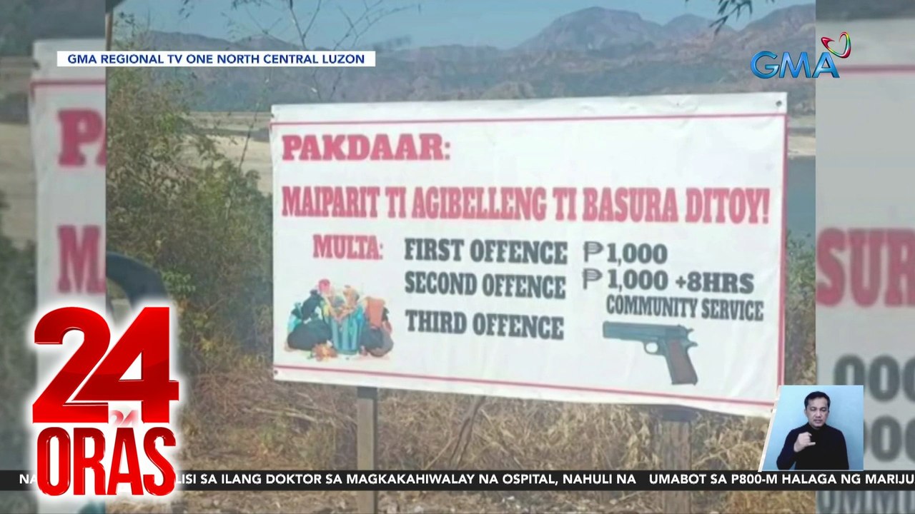 6 na opisyal ng Brgy. Calaba sa Bangued, Abra, suspendido dahil sa imahe ng baril bilang parusa | 24 Oras