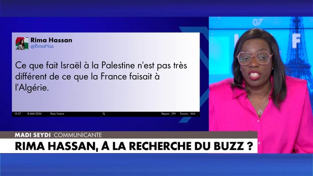 Madi Seydi : «Rima Hassan n’a aucun sujet européen et nous fait même oublier que l’on est dans une élection européenne. Son seul sujet, c’est la Palestine»