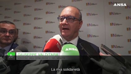 Valditara solidale al ministro Roccella sulle contestazioni
