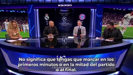 Henry: "No es suerte, es el Real Madrid"