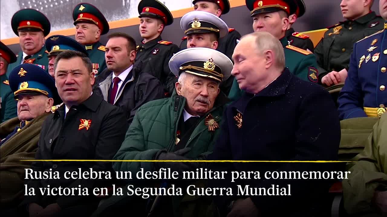 El desfile militar de Rusia por la victoria en la Segunda Guerra Mundial