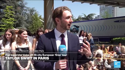 Some 42,000 people will see Taylor Swift in Paris before she continues her European "Eras Tour"