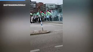 Eurovision 2024, le proteste pro Palestina nelle strade di Malmo