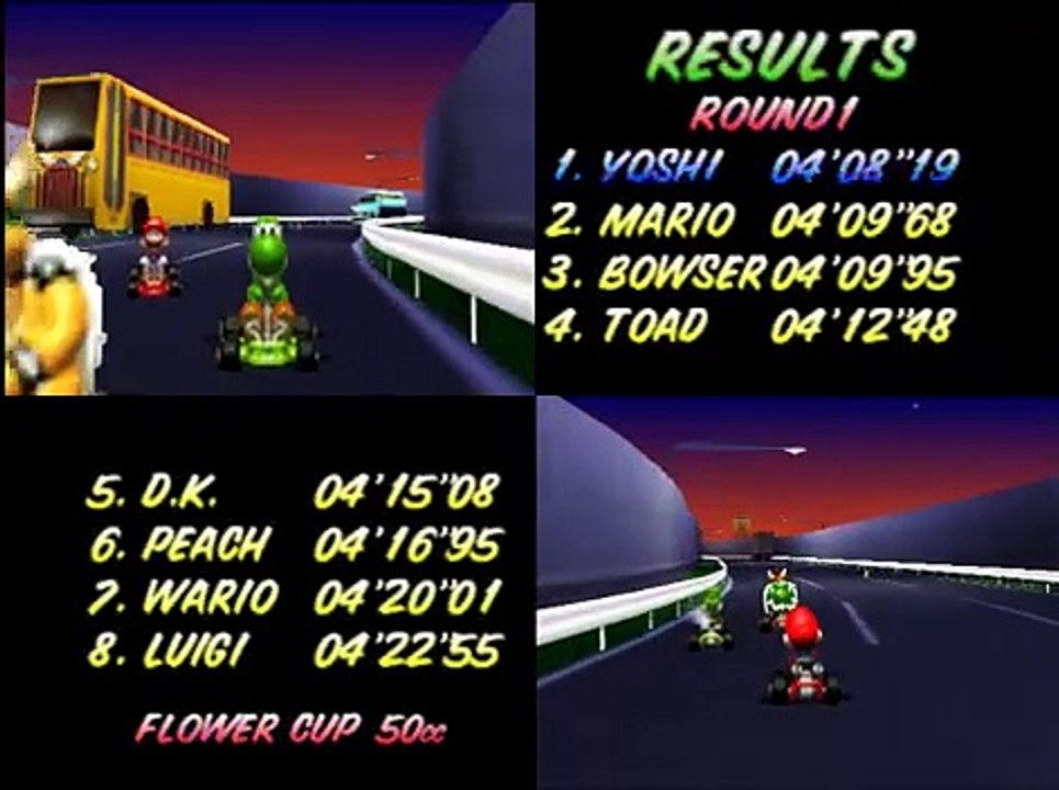 [Walkthrough] Mario Kart 64 - Partie 2 - Coupe Fleur 50cc