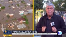 Jornalista da Globo chora ao falar sobre tragédia no RS