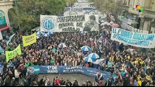 Second day of protests in Argentina against Milei's austerity measures