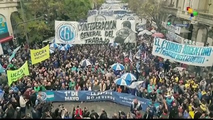 Second day of protests in Argentina against Milei's austerity measures