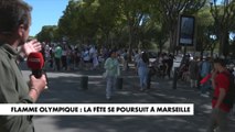 Flamme olympique : la fête se poursuite à Marseille