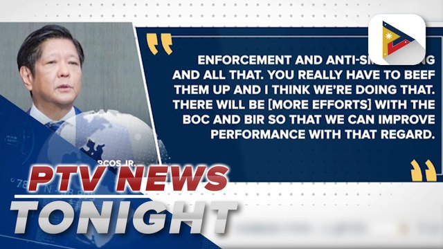 PBBM orders concerned agencies to ramp up efforts vs. smuggling of cigarette, vape products